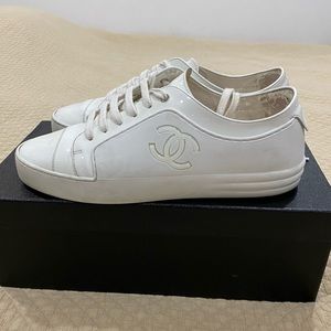 Chanel Patent Weekend Sneakers
